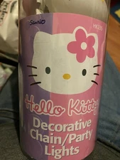 2001 vintage SANRIO hello kitty  STRING party lights never used  brand new RARE