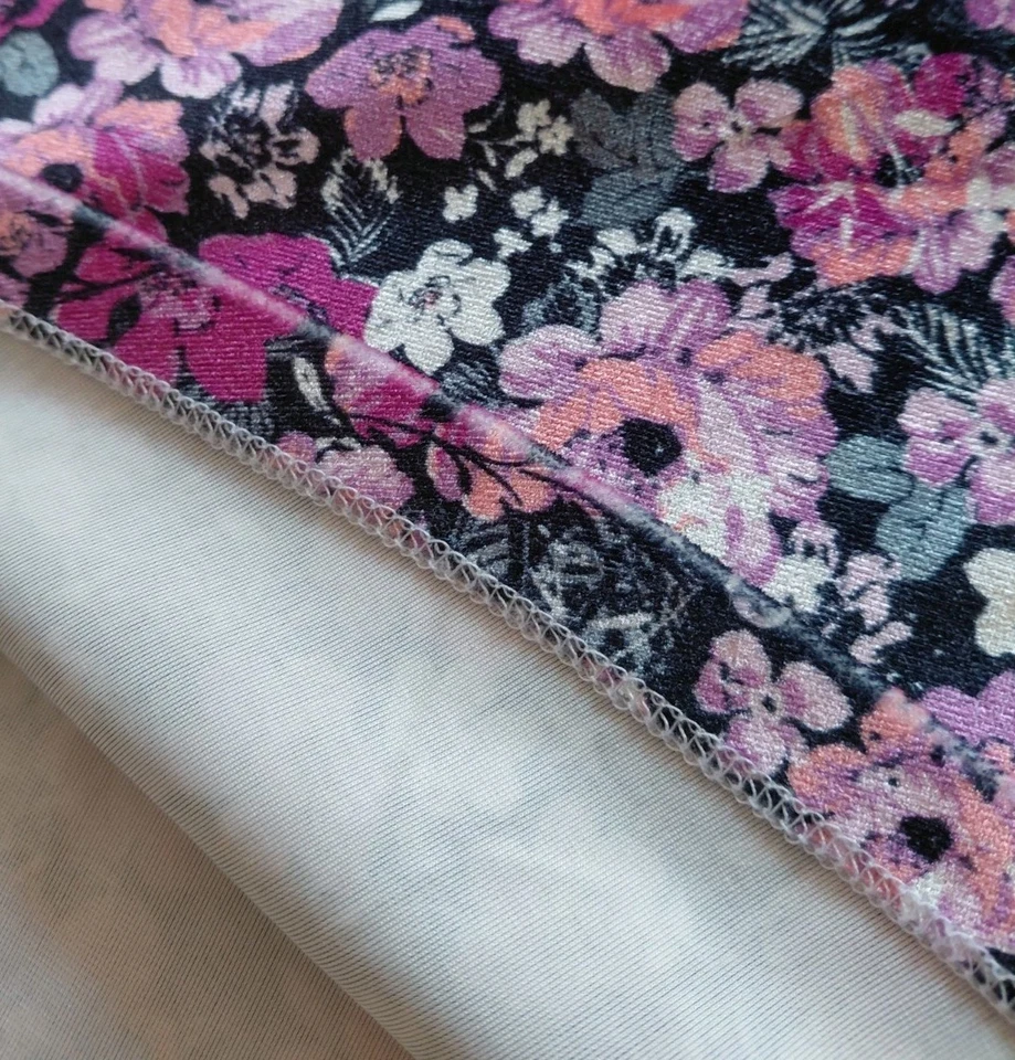 Süßer Stoff Rock (Blumenmuster) C&A 🌸 - Bild 4 von 4