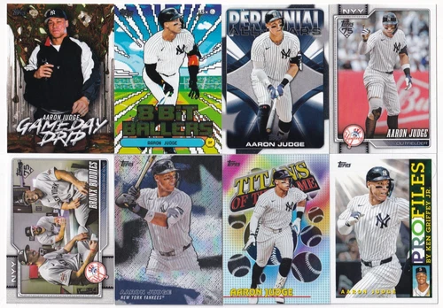 (8) DIFF Aaron Judge 2026 TOPPS SERIES 1 / CELEBRATION CARD + INSERT LOT YANKEES