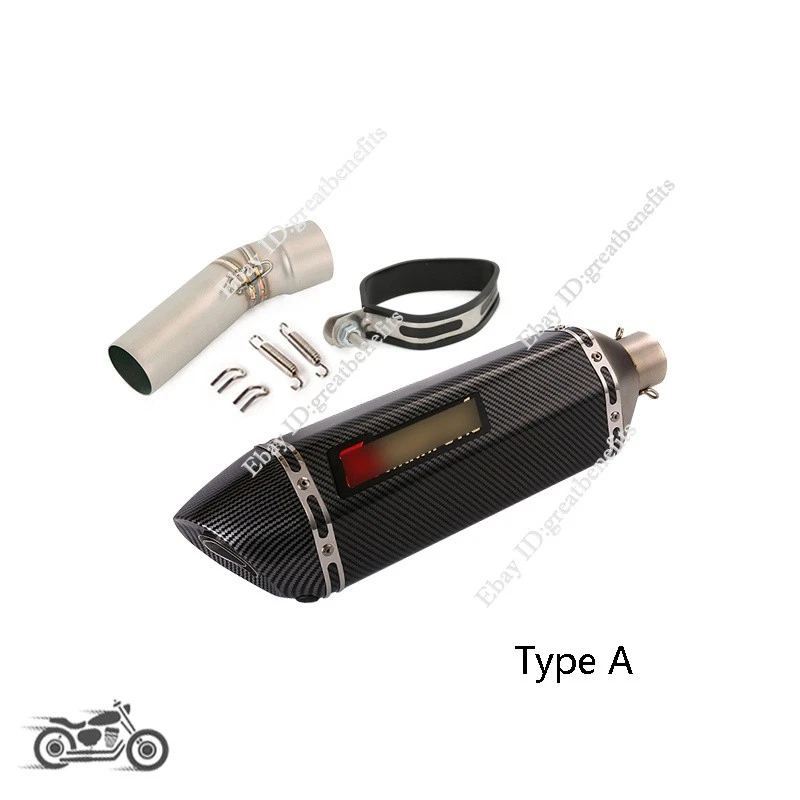 Sistema de escape para BMW F650GS F700GS F800GS F800R silenciador de tubo medio DB Killer Foto 3 de 4