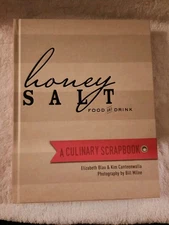 Honey Salt A Culinary Scrapbook Elizabeth Blau HB Book VGC SIGNED Inscription