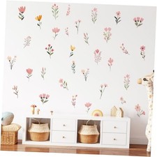 Flower Wall Decals  Boho Flower Wall Decals  Wildflower S203-flower-wall Stickers