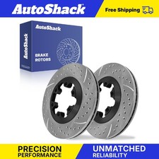 Front Drilled Slotted Brake Rotors for GMC Canyon 2004-2008 Chevy Colorado