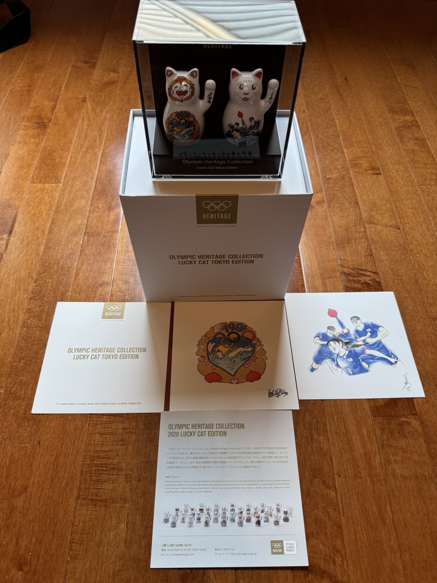 オリンピック ヘリテージ ラッキーキャット Olympic Heritage Collection Lucky Cat Tokyo Edition Mint | eBay