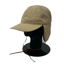Mad Bomber XL Tan Trapper Aviator Hat Cap Flannel Lined Nylon Ear Neck Flap Dad
