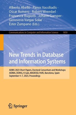 Alberto Abelló (u. a.) | New Trends in Database and Information Systems | Buch