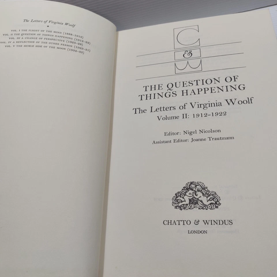 The Question of Things Happening - The Letters of Virginia Woolf 1912-1922 PB - image 4 of 4