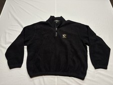 Pittsburgh Steelers NFL Vintage Antigua Pullover Black Fleece Size XL