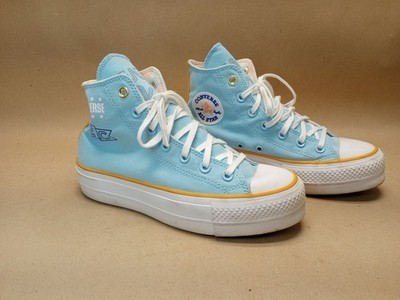 Converse Shoes Women's Size 7 Chuck Taylor AS Camp Platform Hi New Blue A10922C