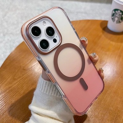 Gradient Translucent Frosted Case for Apple iPhone 16 Pro Max Plus Air