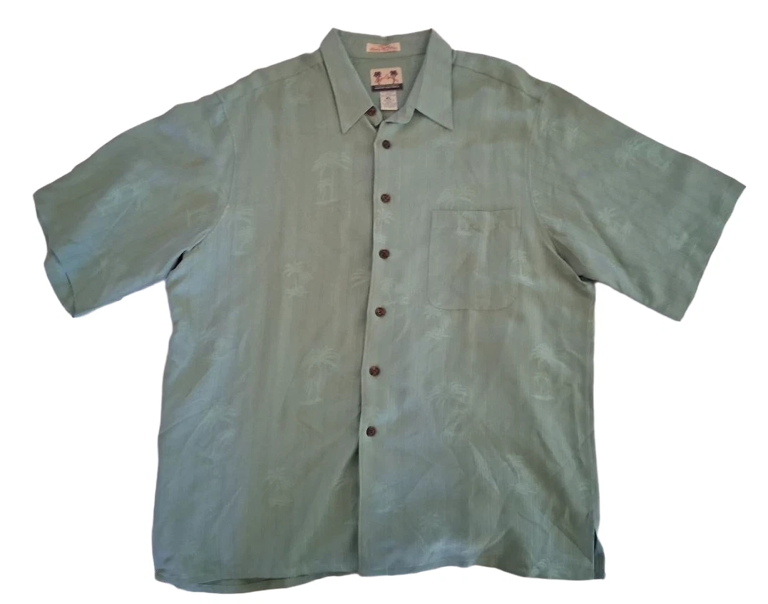 Reyn Spooner XL Mint Aloha Shirt NWT Waikea Pattern 2381 Rayon Blend