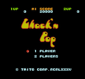Chack'n Pop Taito pre-owned Nintendo Famicom NES Tested