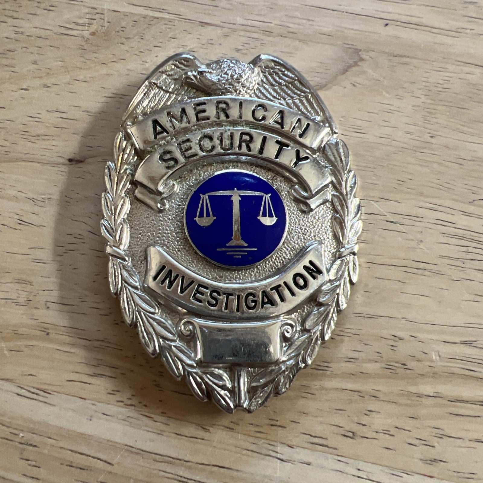 Vintage American Security Investigation Pin - Private Investigator / Security