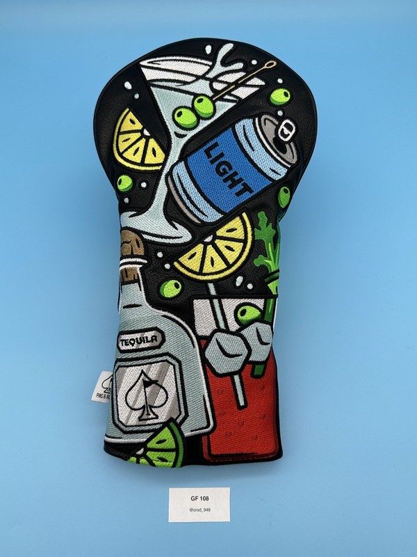 PINS & ACES Martini Tequila Driver Headcover Limited Rare Design NEW