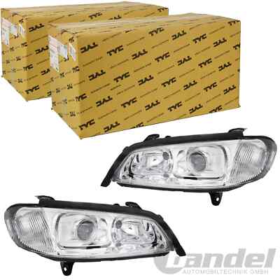 2x TYC H1/H7 SCHEINWERFER LINKS+RECHTS für OPEL OMEGA B V94 AB 09.1999 FACELIFT