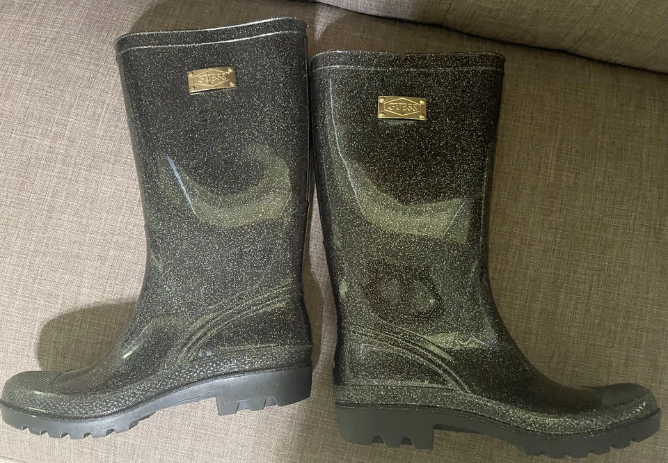 Botas de lluvia GUESS media pantorrilla para mujer 9 Foto 4 de 4