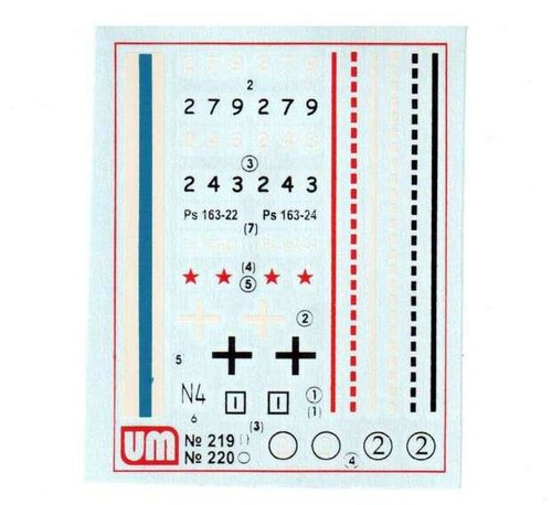 UMT 220 Plastic model kit Scale 1:72 OT-133 Soviet flame-throwing tank - Picture 4 of 12