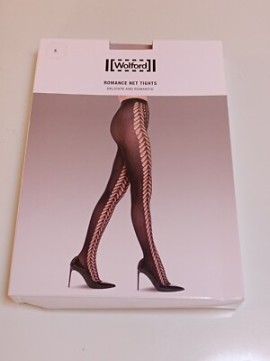 Wolford Romance Net Tights Strumpfhose Sugar Almond 19367 (S)