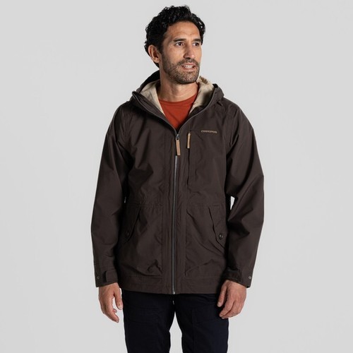 Craghoppers Men's National Trust Fairbrook Waterproof Jacket Woodland Green SS25 - Picture 2 of 6