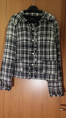 Giacca ZARA stile Chanel, bottoni gioiello | eBay
