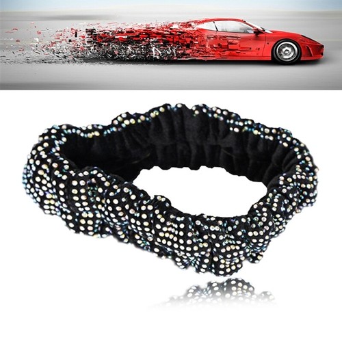 Universal Rear View Mirror Cover Diamonds Frame Elastic Case Protective Sleeve - Picture 3 of 16