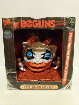Dark Lord Boglins CRAZY CLOWN PUPPET -RING SEALED- NO