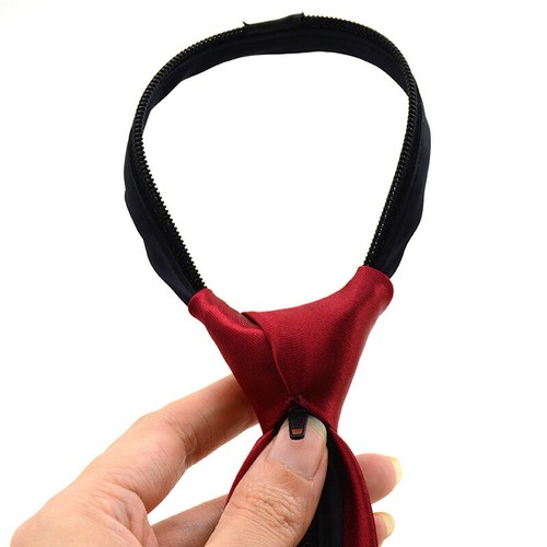 Kids Tie Loop Classic Wedding Elasticated Childs Necktie Boys Plain Party AU - Picture 10 of 52