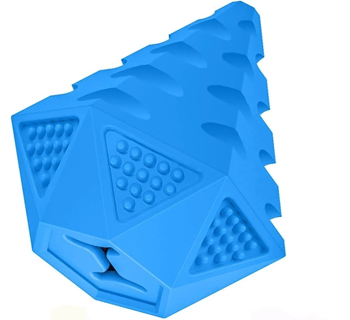 NEW Blue Diamond Dog Chew Toys for Aggressive Chewers Large Breed Rubber Dog