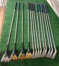 LYNX Vintage Ladies Betsy Ross irons 3 thru SW RH golf clubs Power Built 1,3,5,7