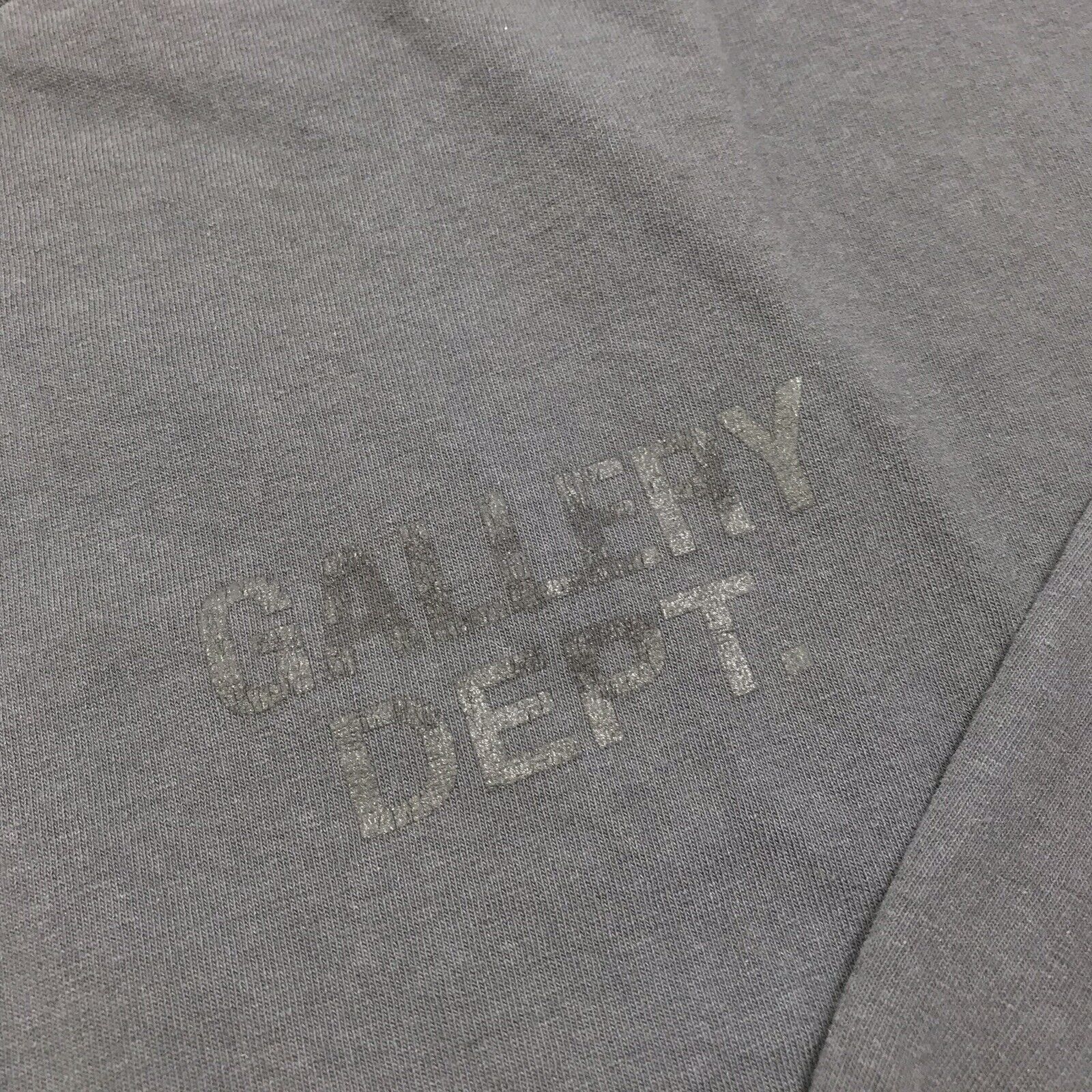 GALLERY DEPT. SECURITY PRINT BLACK LONG SLEEVE T-SHIRT
