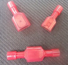 50 PACK -- 22-18 awg 25 Male / 25 Female Spade Connector Kit .250"