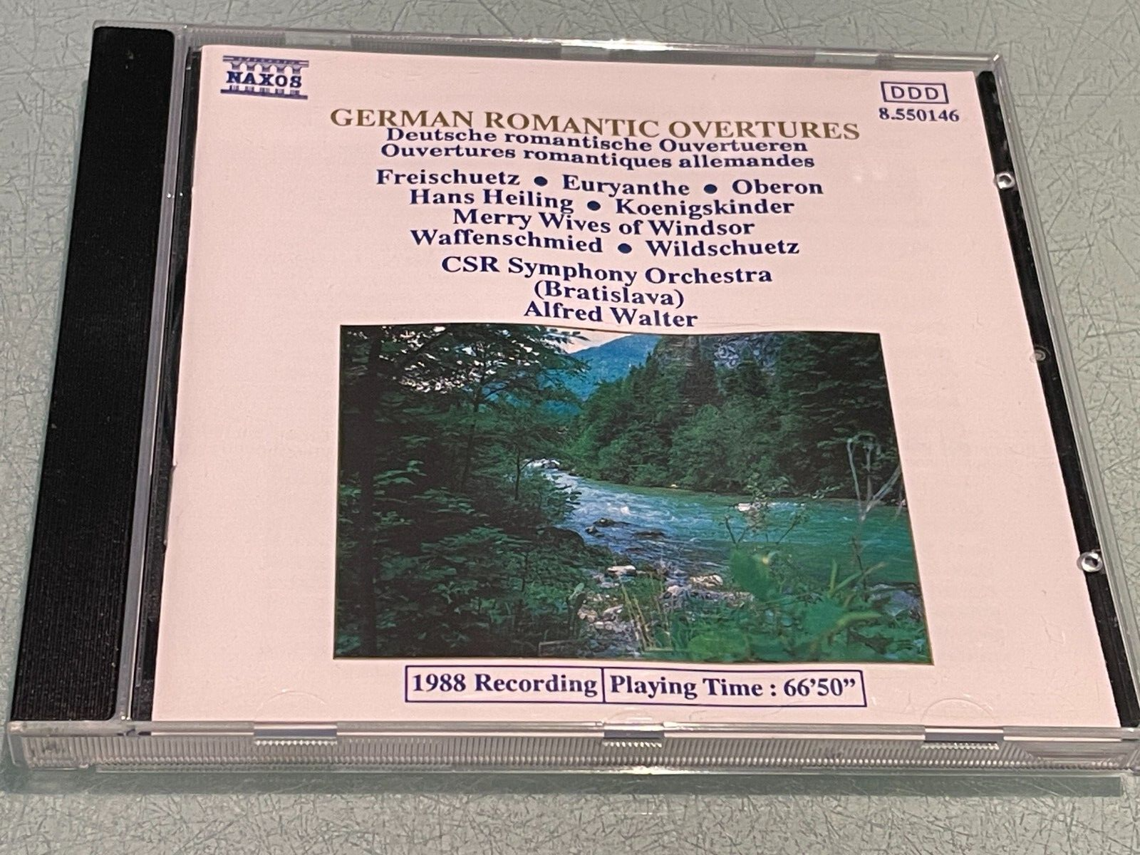 German Romantic Overtures - CD Album - 1988 Pacific Music/Naxos - NEW