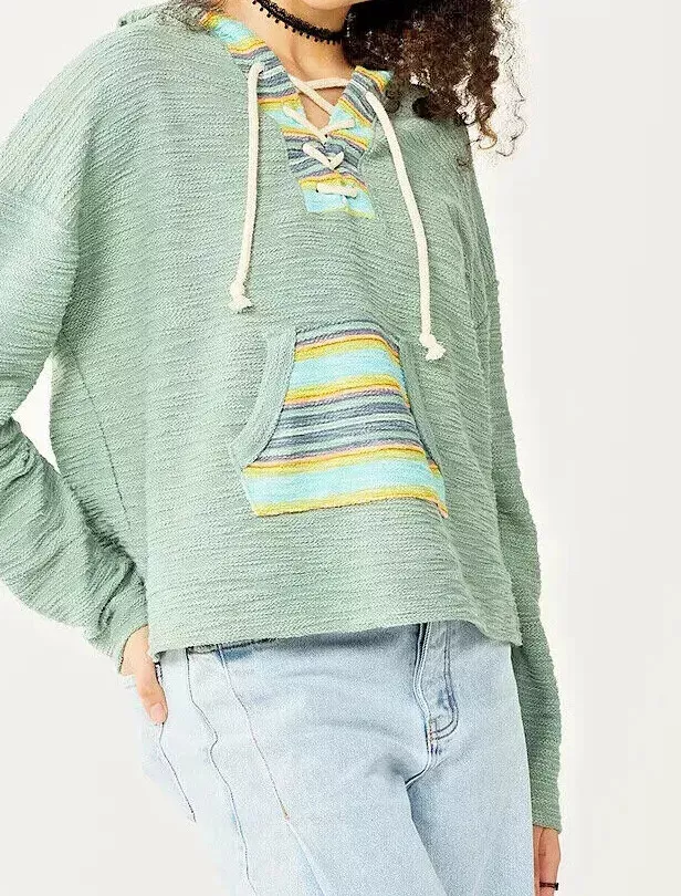 Lace up drawstring hoodie cheap