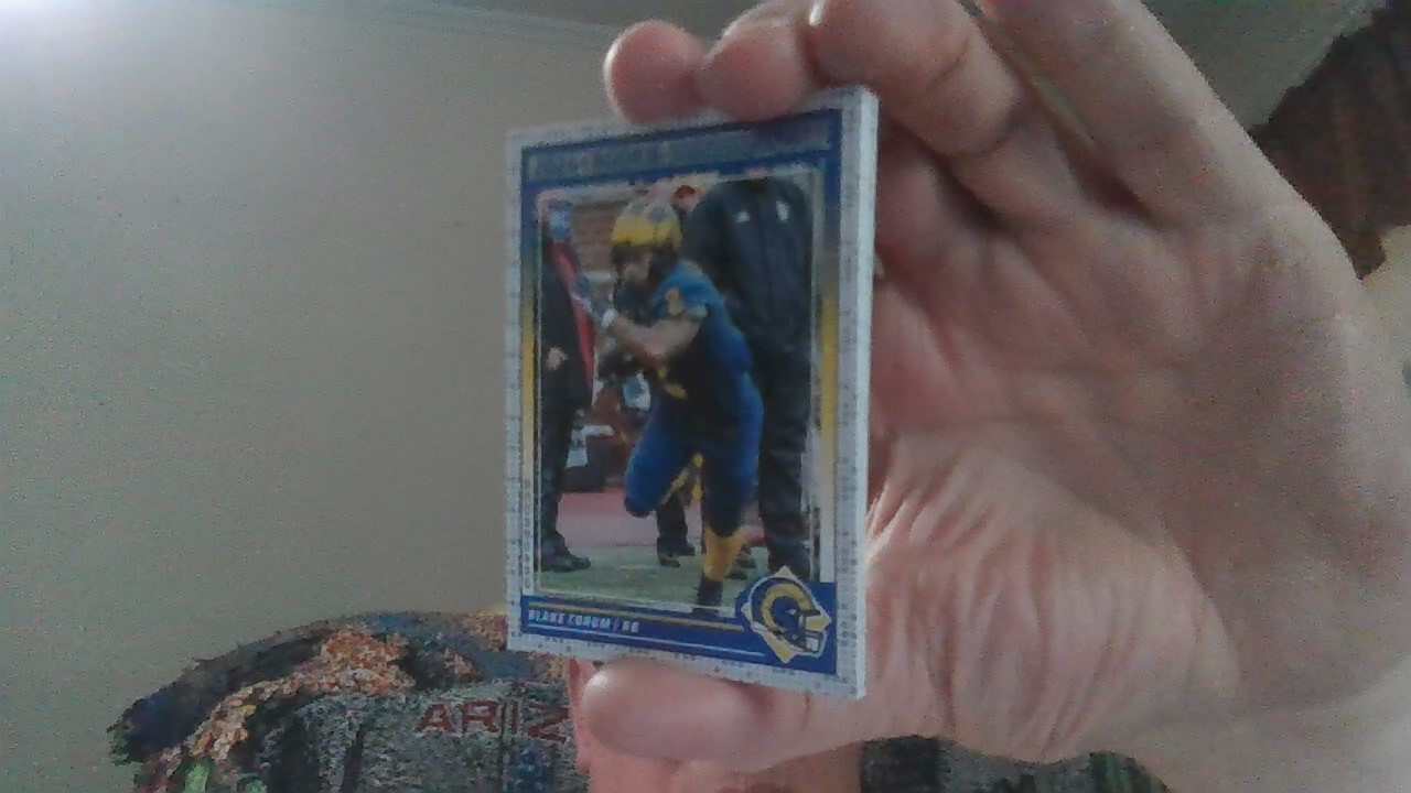 2024 Score Football  SCORECARD INSERT  BLAKE CORUM ROOKIE   #389  RAMS