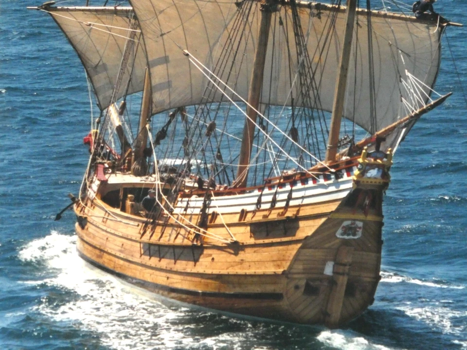 HMS Endeavour & The Duyfken Built in WA Old Sailing Ships Framed Photo Prints - image 3 of 4