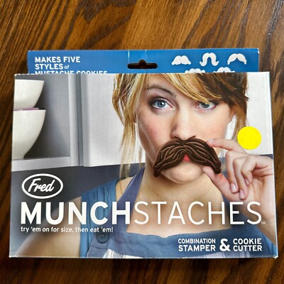 Genuine Fred Munchstaches 5 Mustache Styles Cookie Cutters