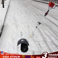 52CC Gas Powered Sweeper Broom Driveway Turf Artificial Grass Snow Clean