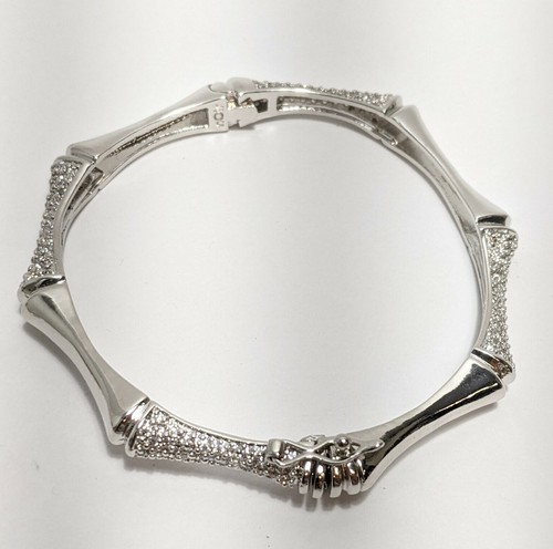 Noir Cherry Pave Bangle Bracelet Women's New - Picture 3 of 3