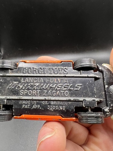 Corgi Toys LANCIA FULVIA Diecast ORANGE Car Sport Zagato AS FOUND 612256 - Picture 7 of 9