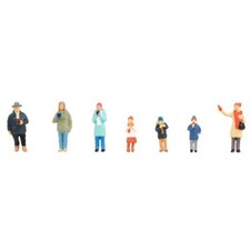 Faller 151647 Figuren-Set Weihnachtsmarktbesucher H0