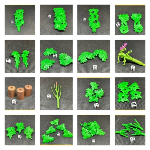 Playmobil Greenery Climbing Vines Flower Stems Dirt Water Plant Leaves Sundew