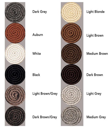 Maquillaje y mascarilla de lana crepé con efectos de pantalla de 1 yarda trenzada tamaño a granel