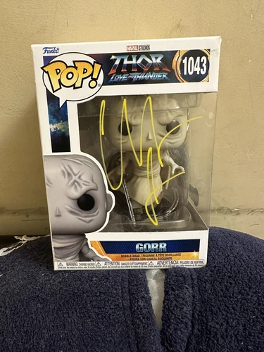 Christian Bale Firmado Thor Gorr Funko Pop #1043 AUTO BAS Holograma