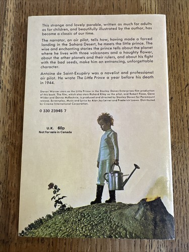 Der kleine Prinz von Antoine de Saint-Exupery 1980 UK Pfanne PB - Vintage Sehr guter Zustand - Bild 2 von 8