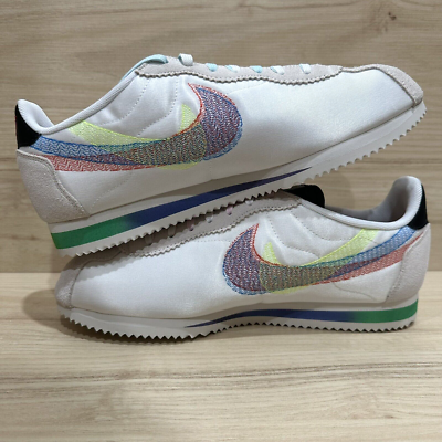 Nike Cortez BeTrue White Multicolor DR5491-100 Men's Shoes Size