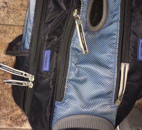 Nike Golf Stand Bag 14-way Blue Black and Gray Used - Picture 9 of 12