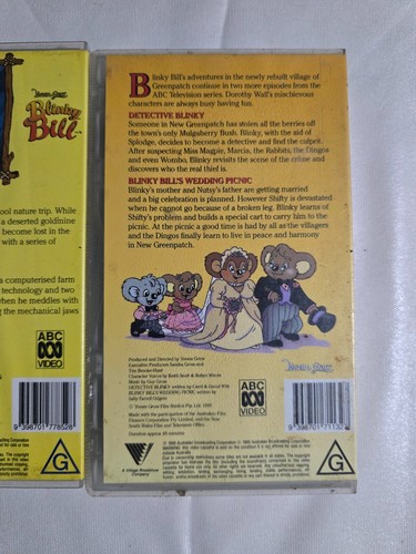 3x Blinky Bill - VHS Bundle Detective & Down On The Foam & The Lost Puppy - Picture 8 of 8