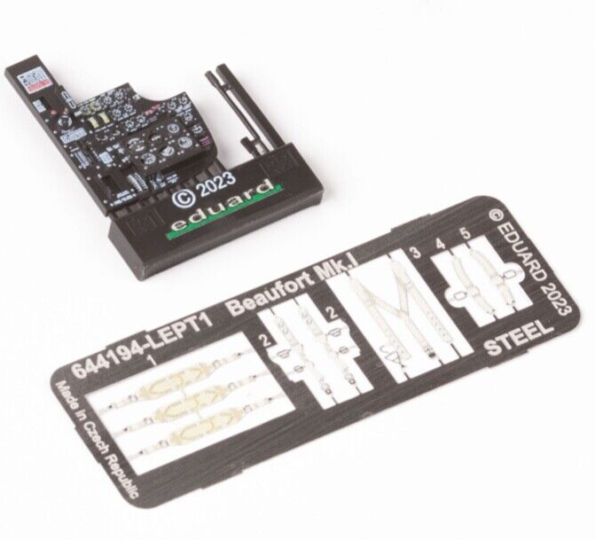 EDUARD 1/48  BEAUFORT Mk.1 LooK (Dashboard & Seatbelts) 644194  (for ICM kit)