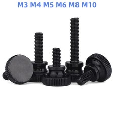 1/10pcs M3-M10 Knurl Hand Tighten Thumb Screw Bolt Curtain Wall Glass Thumbscrew