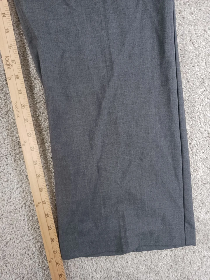 Worthington 22W Perfect Trouser Womens Dress Pants Gray Polyester Blend - Image 4 of 4